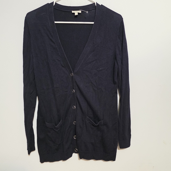 Talbots Sweaters - Talbots Navy Blue Cardigan | Size S | Classic Preppy Style